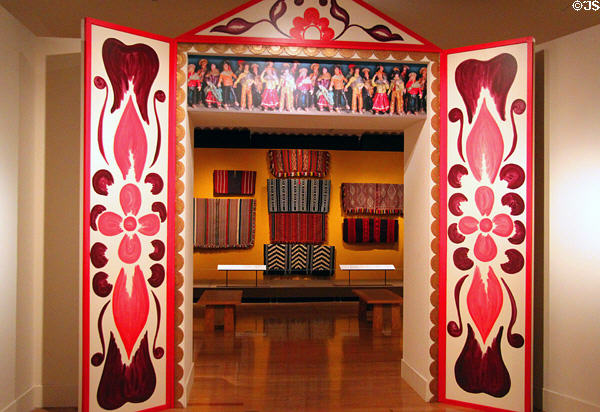 Gallery of Folk Arts of the Andes at Museum of International Folk Art. Santa Fe, NM.