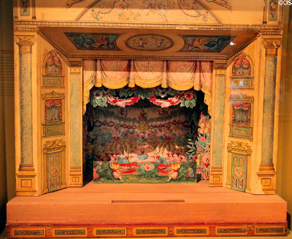 Miniature theater (19thC) at Museum of International Folk Art. Santa Fe, NM.