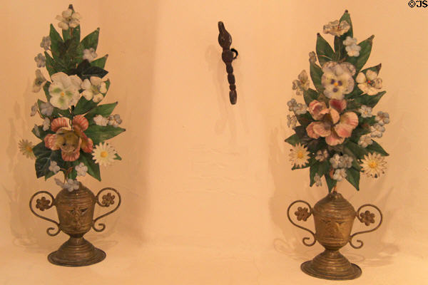 Floral ornaments from Italy (19thC) at Museum of Spanish Colonial Art. Santa Fe, NM.