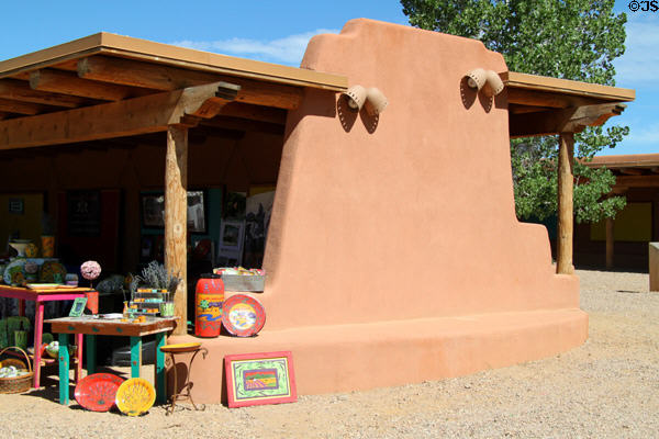 Display structure at Rancho de las Golondrinas. Santa Fe, NM.
