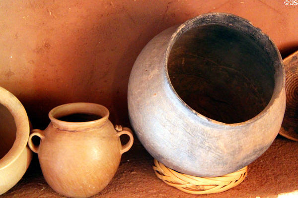 Pottery jars at Rancho de las Golondrinas. Santa Fe, NM.