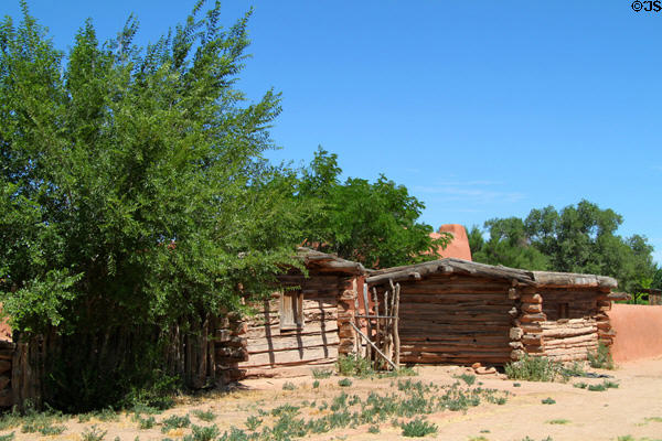 Cabins & mills at Rancho de las Golondrinas. Santa Fe, NM.