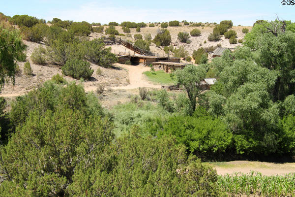 Landscape at Rancho de las Golondrinas. Santa Fe, NM.