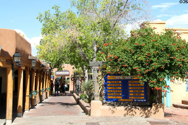Patio Market off Old Town Plaza. Albuquerque, NM.