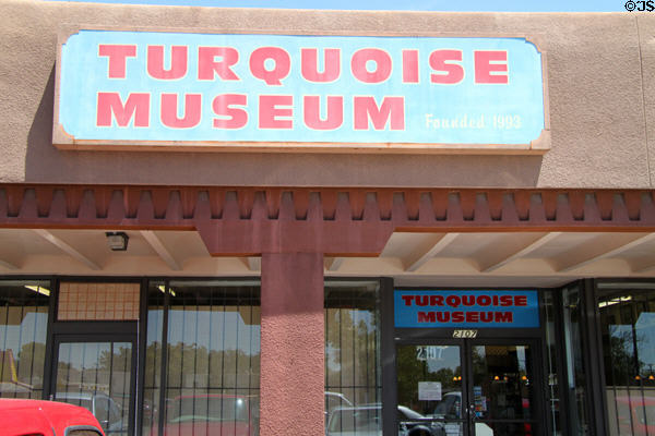 Turquoise Museum in Old Town (2107 Central Ave NW). Albuquerque, NM.