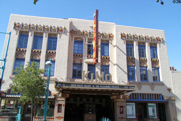 KiMo Theatre (1927) (423 Central Ave. NW). Albuquerque, NM. Architect: Carl Boller & Robert O. Boller. On National Register.