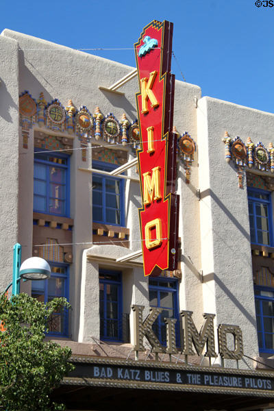 KiMo Theatre sign. Albuquerque, NM.