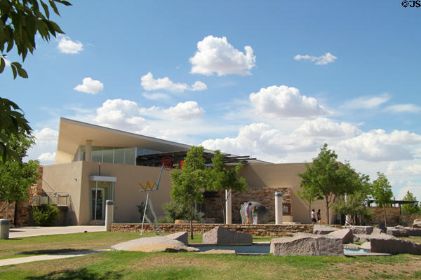 Albuquerque Museum of Art & History (1979 & 2005) (2000 Mountain Road NW). Albuquerque, NM. Architect: Antoine Predock.