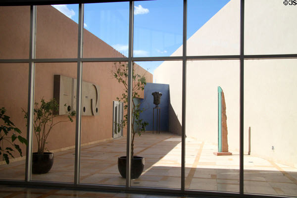 Courtyard of Albuquerque Museum. Albuquerque, NM.
