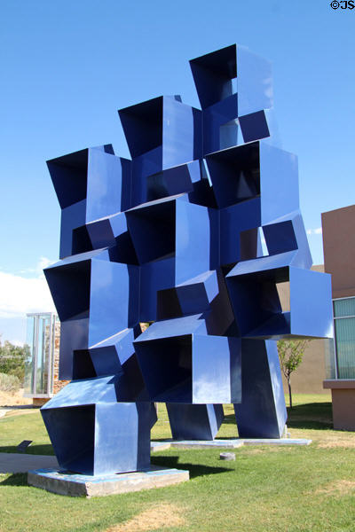 Variation Nuevo Mexico statue (1989) by Sebastian at Albuquerque Museum. Albuquerque, NM.