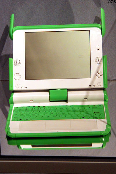 One Laptop per Child (OLPC) computer at New Mexico Museum of Natural History & Science. Albuquerque, NM.