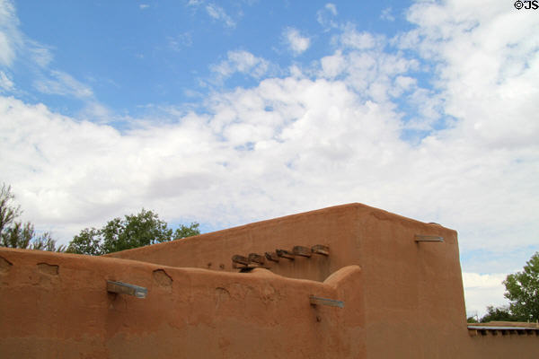 Adobe structure of Casa San Ysidro. Corrales, NM.