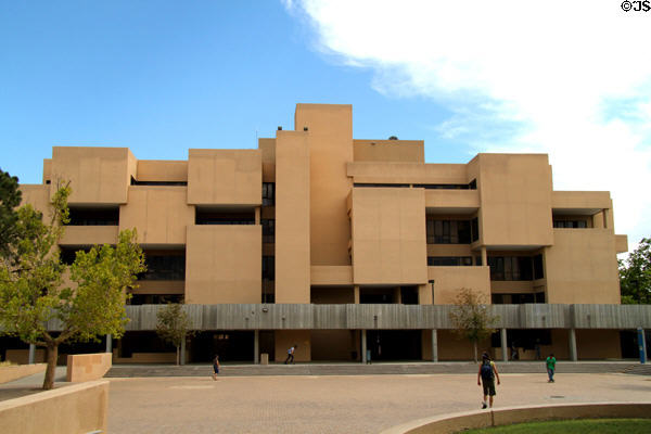 Humanities Building (1974) at University of New Mexico. Albuquerque, NM.