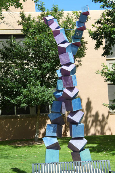 Sculpture on University of New Mexico campus. Albuquerque, NM.