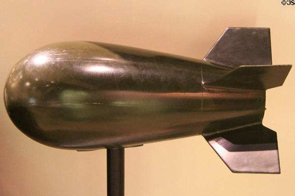 W54 tactical nuclear warhead (1960s) launched by Davy Crocket missile at National Museum of Nuclear Science & History. Albuquerque, NM.