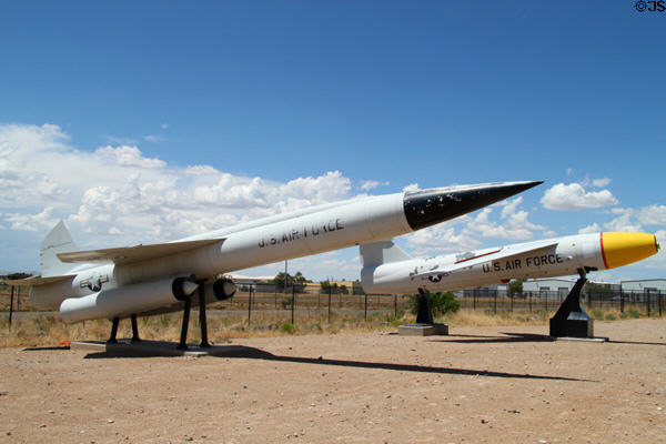 Bomarc (1960s) & Matador (1954-9) missiles at National Museum of Nuclear Science & History. Albuquerque, NM.