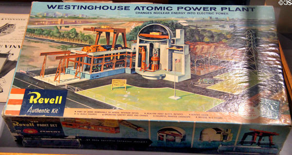 Revell Model Kit for Westinghouse Atomic Power Plant at National Museum of Nuclear Science & History. Albuquerque, NM.