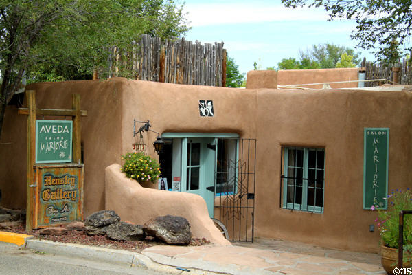 Gallery in Ledoux Street Historic District. Taos, NM.
