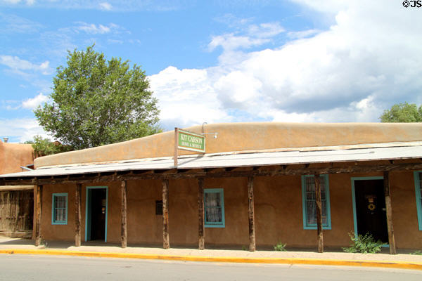 Kit Carson Home (c1825) (113 Kit Carson Road). Taos, NM. On National Register.