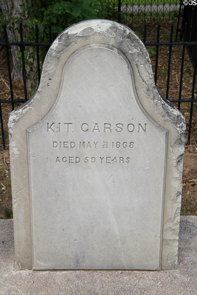 Grave of Kit Carson. Taos, NM.