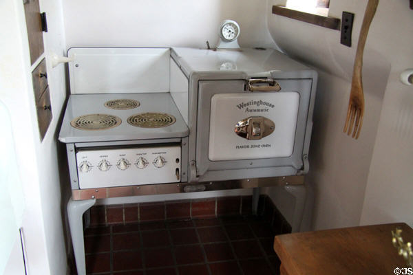 Westinghouse Automatic stove in kitchen at Taos Art Museum. Taos, NM.