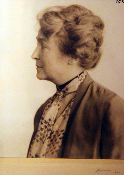 Photo of Mary Greene Blumenschein at Blumenschein Home & Museum. Taos, NM.