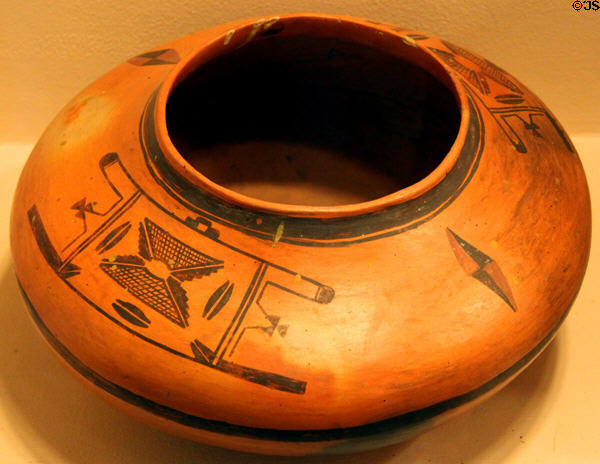 Hopi polychrome jar (c1900) at Millicent Rogers Museum. Taos, NM.