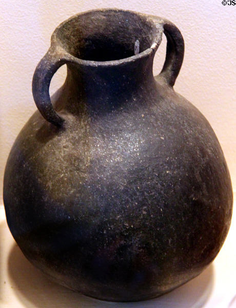 Taos Pueblo water vase (c1900) at Millicent Rogers Museum. Taos, NM.