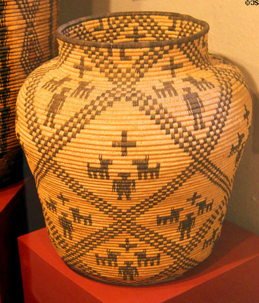 Apache Olla basket (c1900) at Millicent Rogers Museum. Taos, NM.