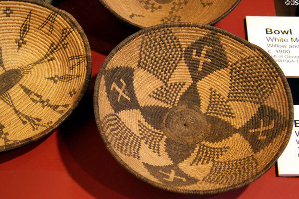 Apache basket bowl (1900-10) at Millicent Rogers Museum. Taos, NM.