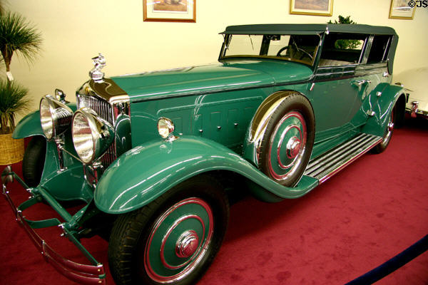 Minerva 8 AL Rollston Convertible Sedan (1931) at Auto Collection at Imperial Palace. Las Vegas, NV.