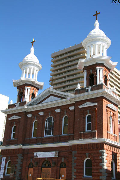 St Thomas Aquinas Cathedral (1907) (301 W. 2nd St.). Reno, NV. Architect: Frederic DeLongchamps. On National Register.