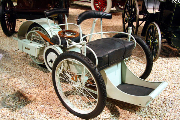 Léon Bollée voiturette (1897) of Le Mans at National Automobile Museum. Reno, NV.