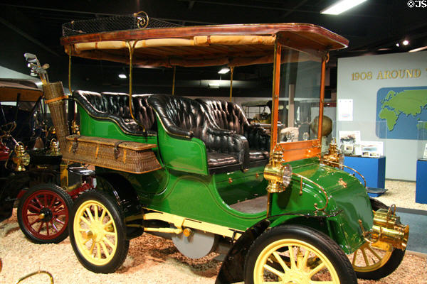 Knox Waterless Tudor Touring car (1904) of Springfield, MA at National Automobile Museum. Reno, NV.