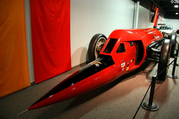 Flying Caduceus jet propelled car (1960) at National Automobile Museum. Reno, NV.