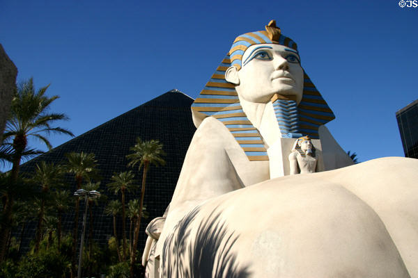 Pyramid & Sphinx at Luxor Las Vegas Hotel. Las Vegas, NV.