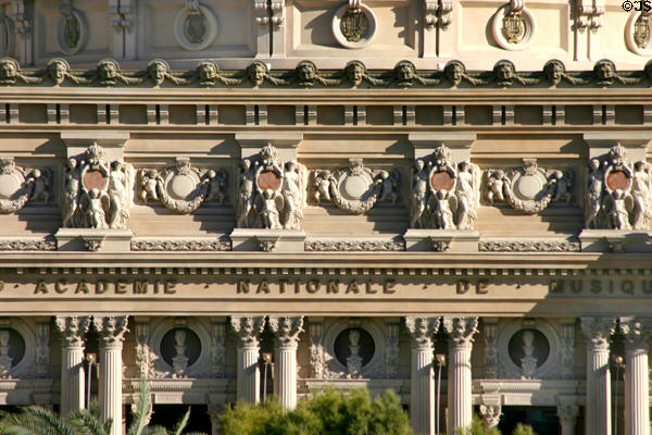 Details of old Paris Opera House at Paris Las Vegas Hotel. Las Vegas, NV.