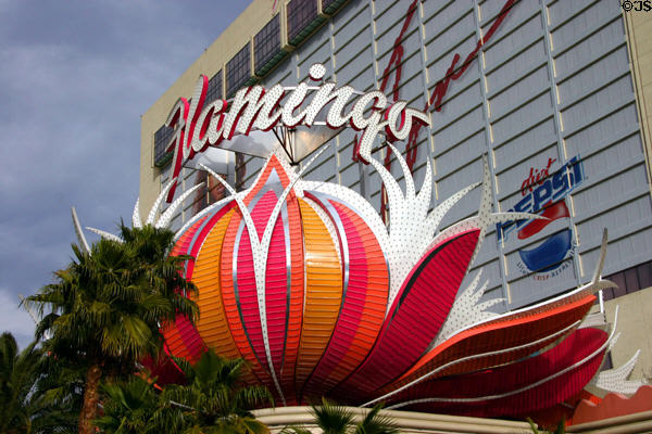 Flamingo Las Vegas sign. Las Vegas, NV.