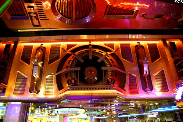 Warp drive casino of Star Trek The Experience at Las Vegas Hilton. Las Vegas, NV.