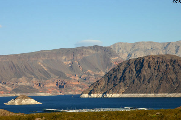 View of marina on Lake Mead. Las Vegas, NV.