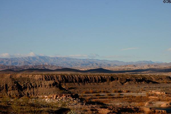 Escarpment along Lake Mead. Las Vegas, NV.