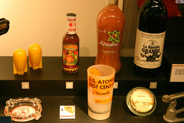 Mementos of the atomic age at Atomic Testing Museum. Las Vegas, NV.