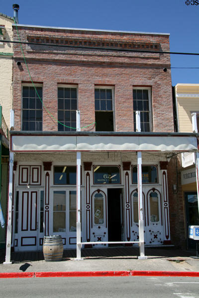 Sixty-two building (1862) (138 S. C St.) (former Moses Wertheimer cigar factory & a bar). Virginia City, NV.