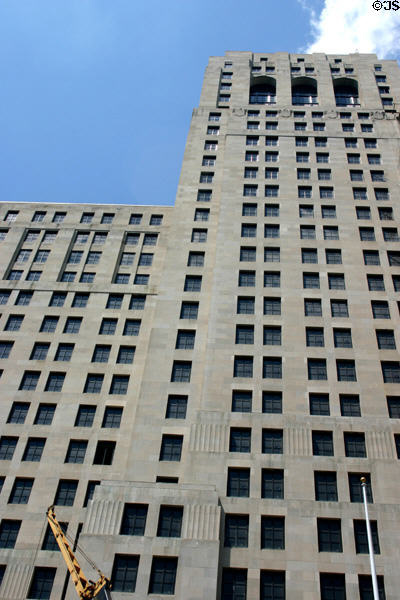 Art Deco facade of Alfred E. Smith State Office Building. Albany, NY.