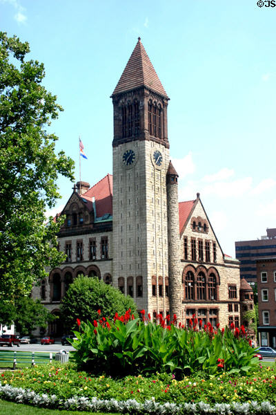 Albany City Hall (1881-2). Albany, NY. Style: Victorian Romanesque. Architect: Henry Hobson Richardson. On National Register.