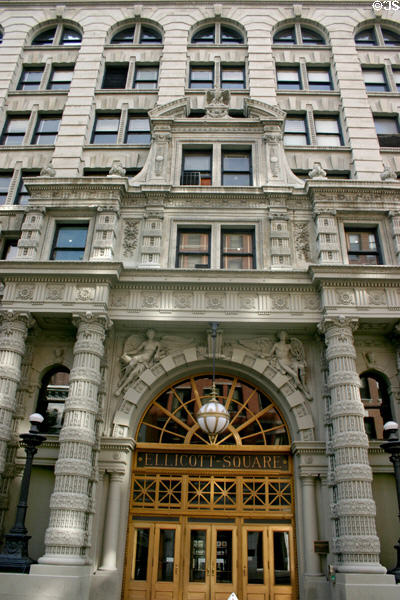 Ellicott Square was largest office building in the world when built. Buffalo, NY.