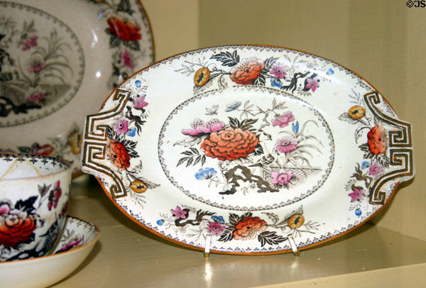 Sample of China pattern used in the Millard Fillmore White House. East Aurora, NY.