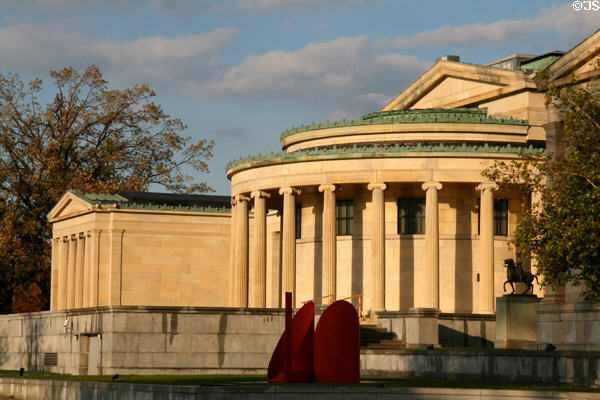 Original classical building of Albright-Knox Art Gallery. Buffalo, NY.