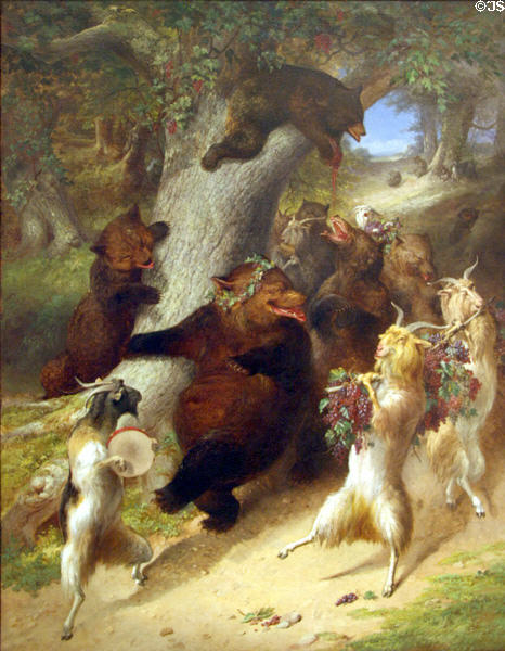 March of Selenus (c1862) painting by William Beard at Albright-Knox Art Gallery. Buffalo, NY.