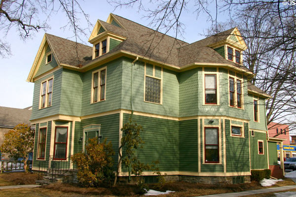 Green shingle house (29 East 1st St.). Corning, NY.